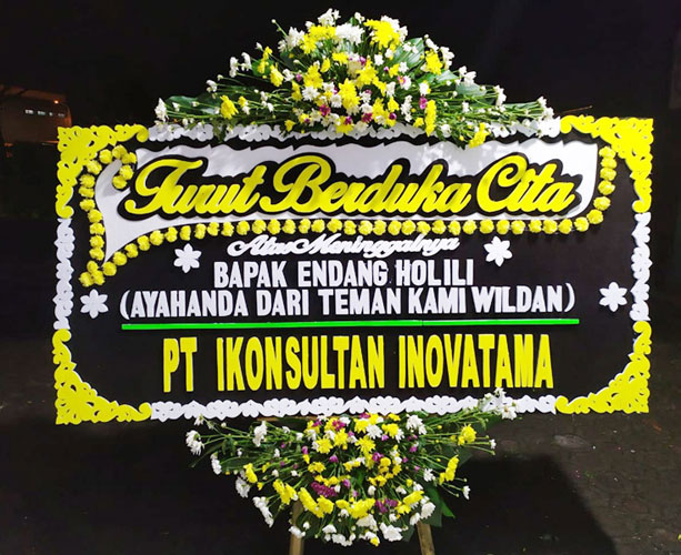bunga papan dukacita Jakarta